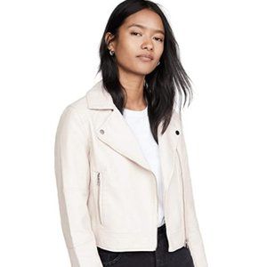 Women's Chandler Pebble Vegan Leather Moto Jacket